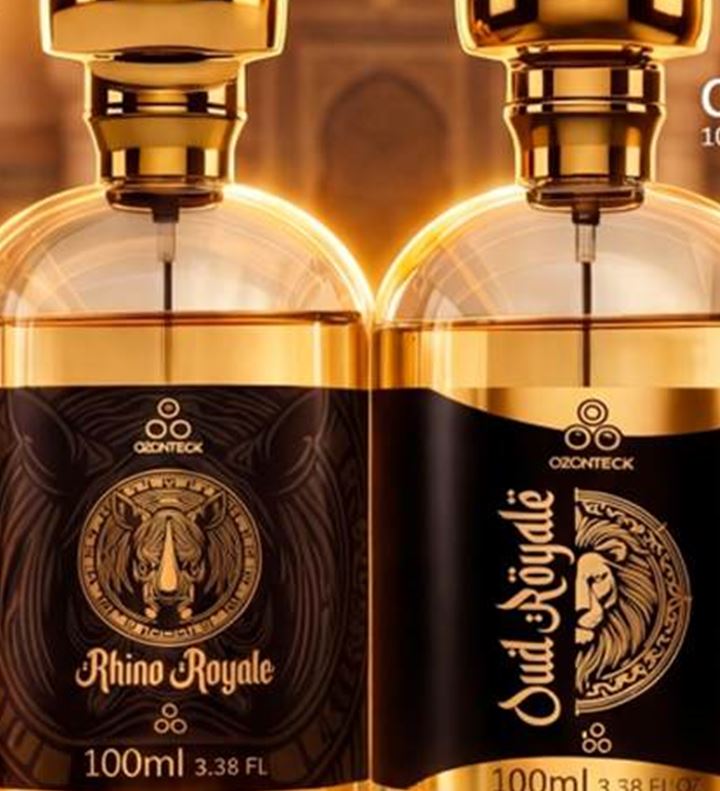 Linha Árabe, perfumes Ozonteck de 100 ml
